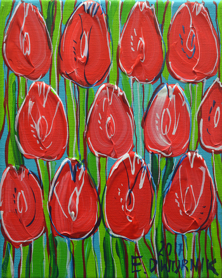 Kwiaty-tulipany 5 &mdash; Edward Dwurnik