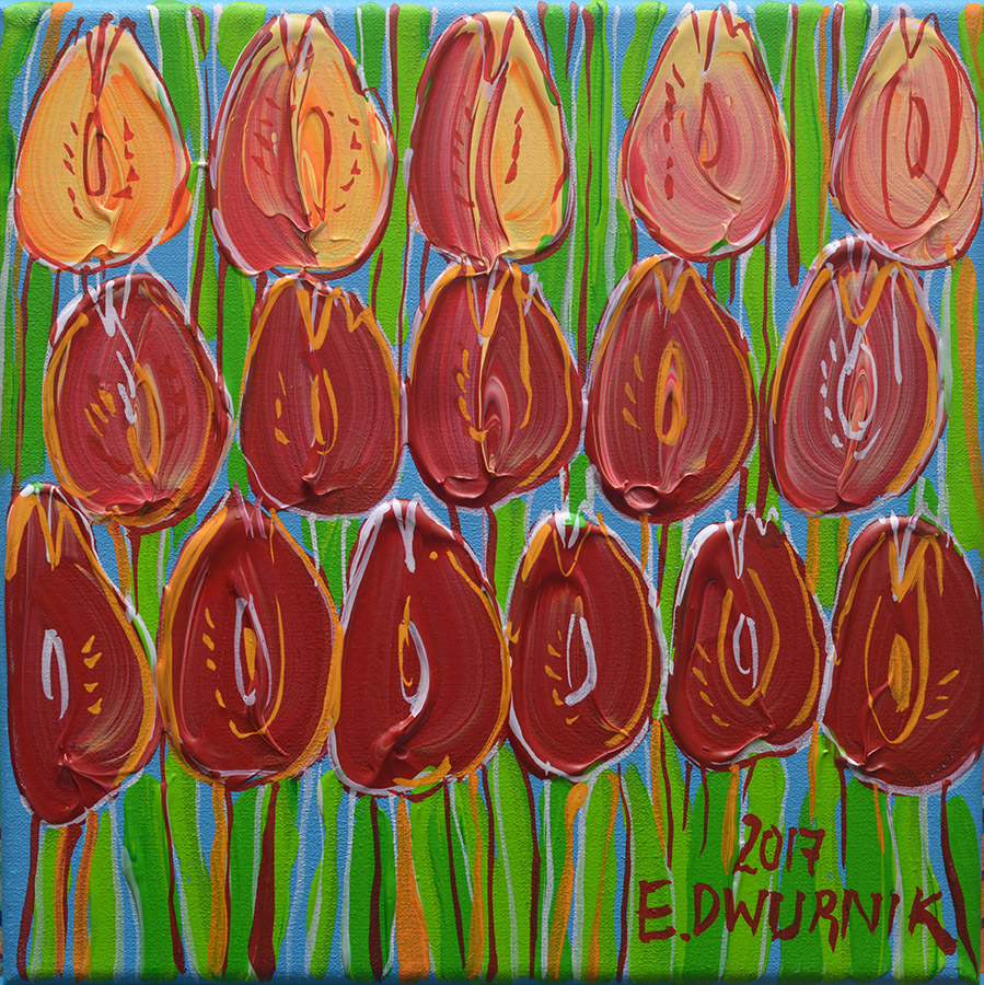 Kwiaty-tulipany 6 &mdash; Edward Dwurnik