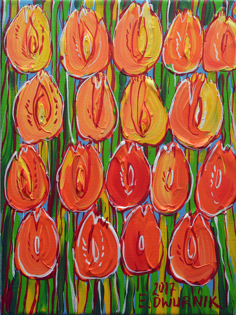 Kwiaty-tulipany 7 &mdash; Edward Dwurnik