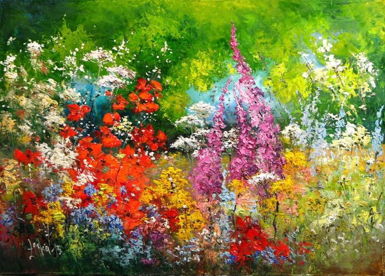 Łąka pod lasem &mdash; Małgorzata Łącka