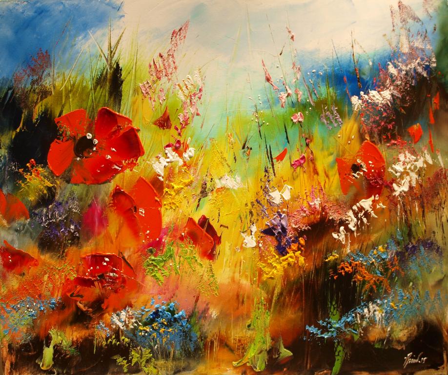 Łąka z makami &mdash; A. Anioł