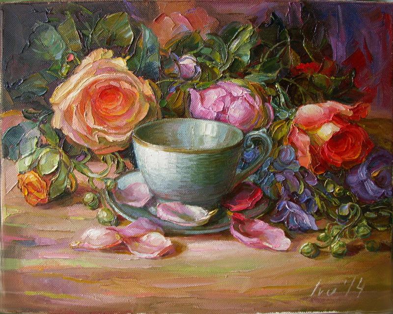 Martwa natura z filiżanką &mdash; Iwa Sokół