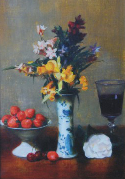 Martwa natura z kwiatami i owocami (kopia) &mdash; Gennadiy Tishchenko