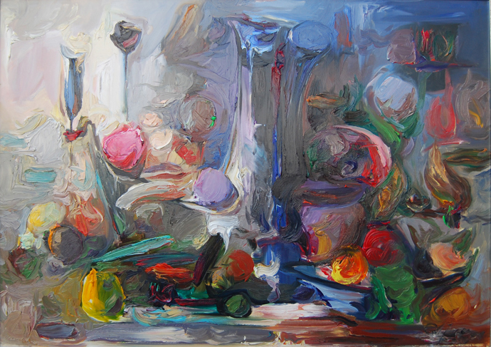 Martwa natura z kwiatami &mdash; Zdzisław Constantin Majrowski-Meyro