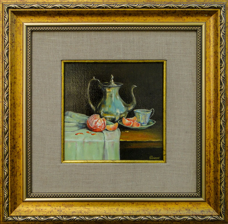 Martwa natura z mandarynką &mdash; Orest Kliusyk