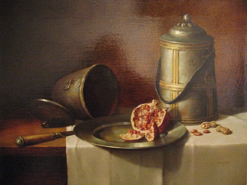 Martwa natura z owocem granatu &mdash; Gennadiy Tishchenko