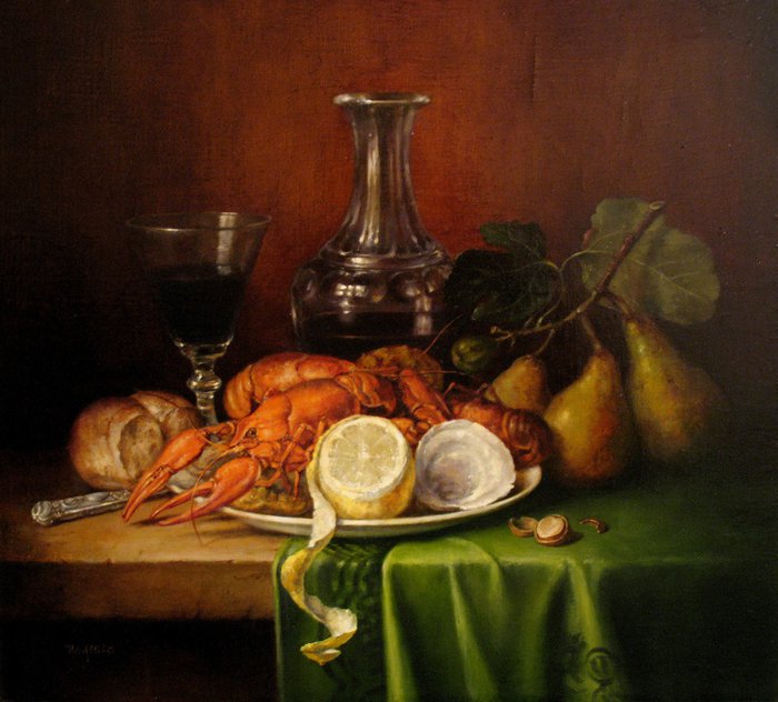 Martwa natura z rakami &mdash; Gennadiy Tishchenko