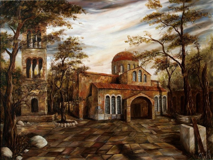 Monastyr w Orchomenos &mdash; Bożena A. Olak