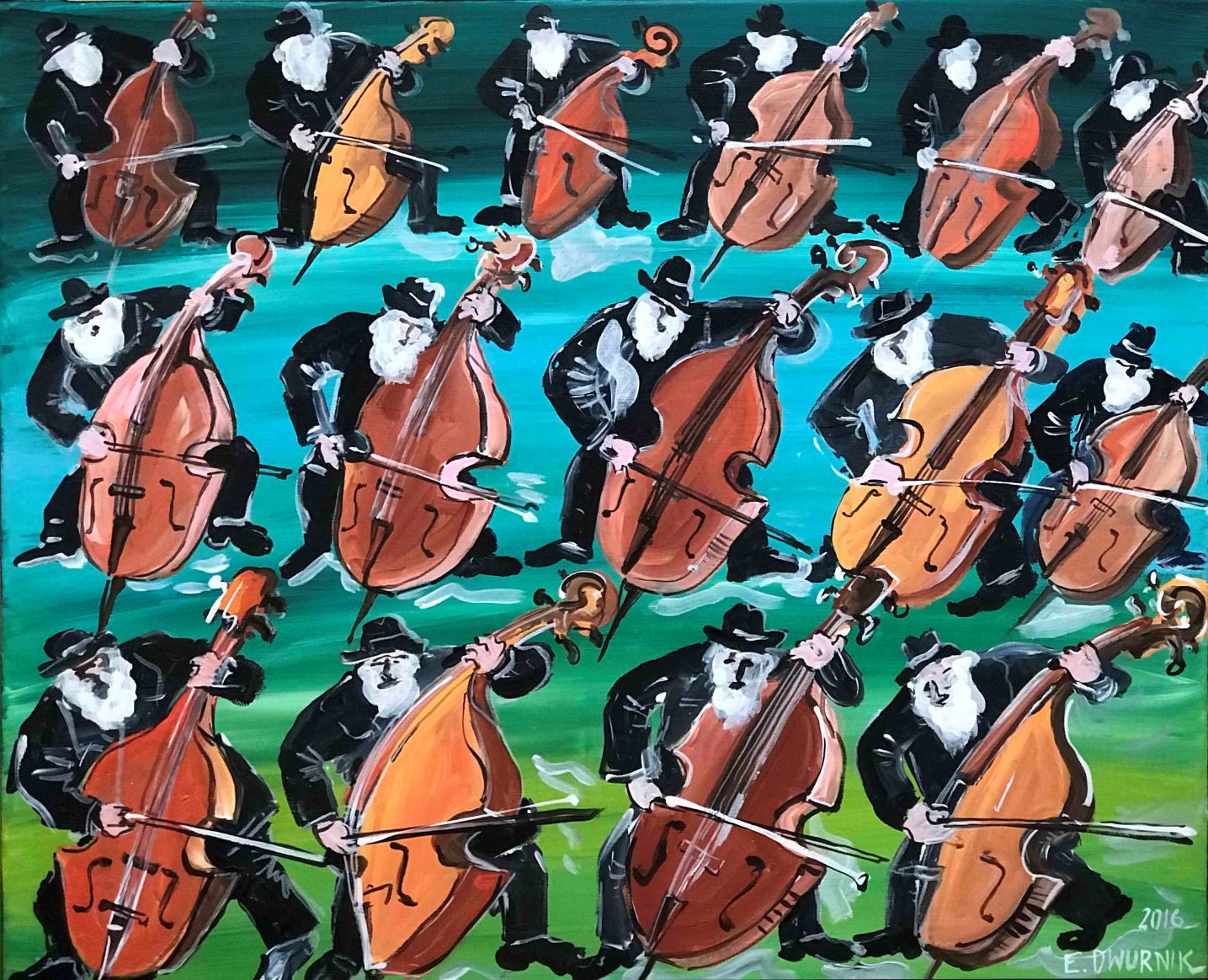 Piętnastu Kontrabasistów &mdash; Edward Dwurnik