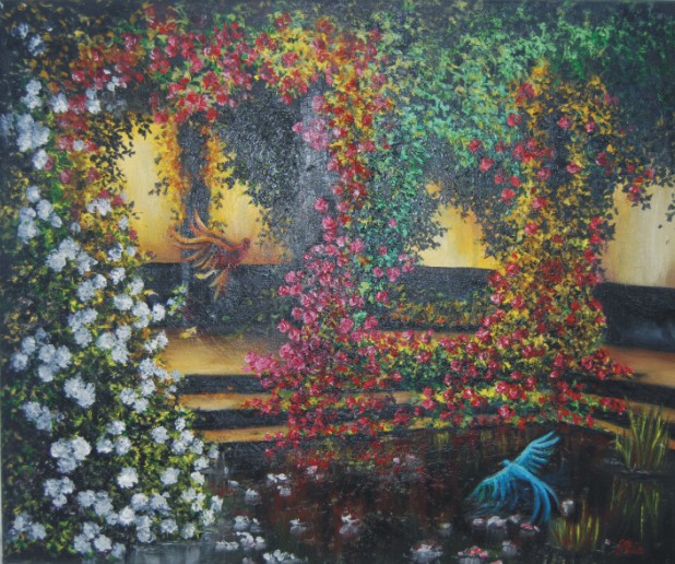 Rajski ogród &mdash; Artysta nieznany