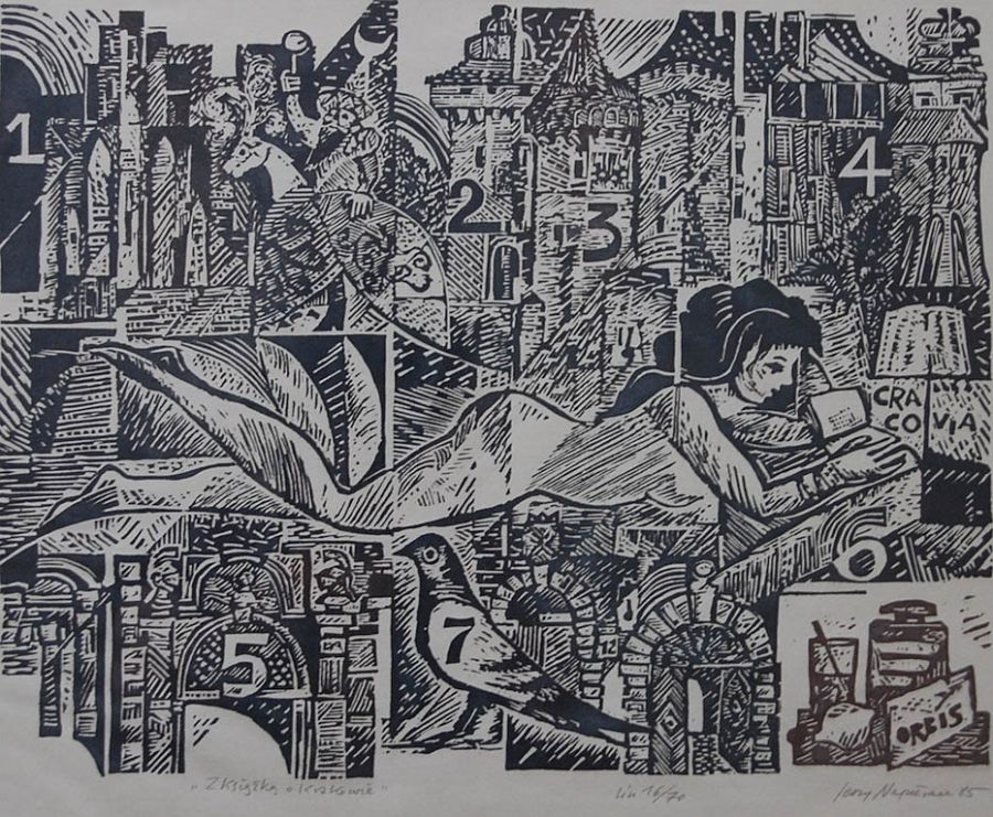 Z książką  &mdash; Jerzy Napieracz