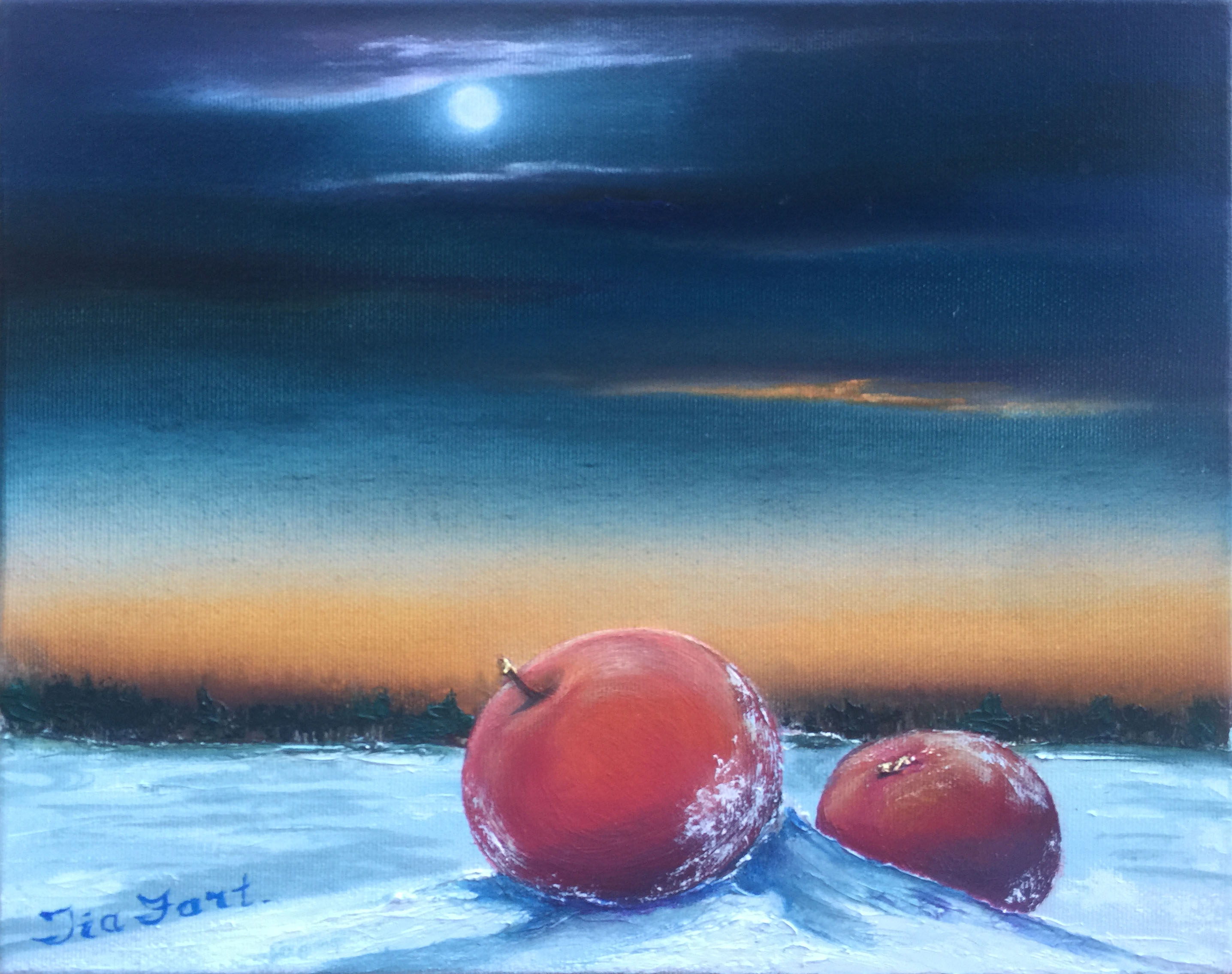 Zimowe jabłuszko &mdash; Tetyana Manukian