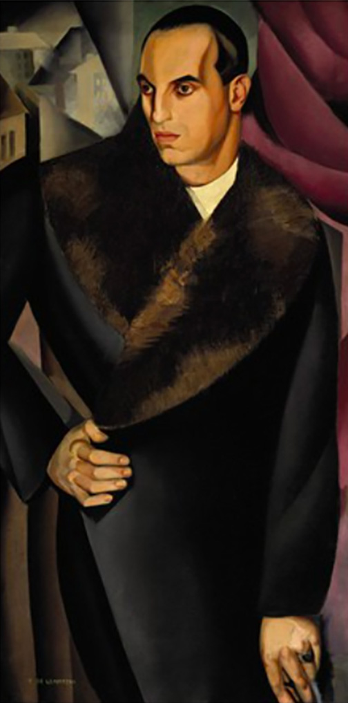 Portrait de Guido Sommi(gouttelette/papier)(Ed. limit.100 egz.) &mdash; Tamara Łempicka