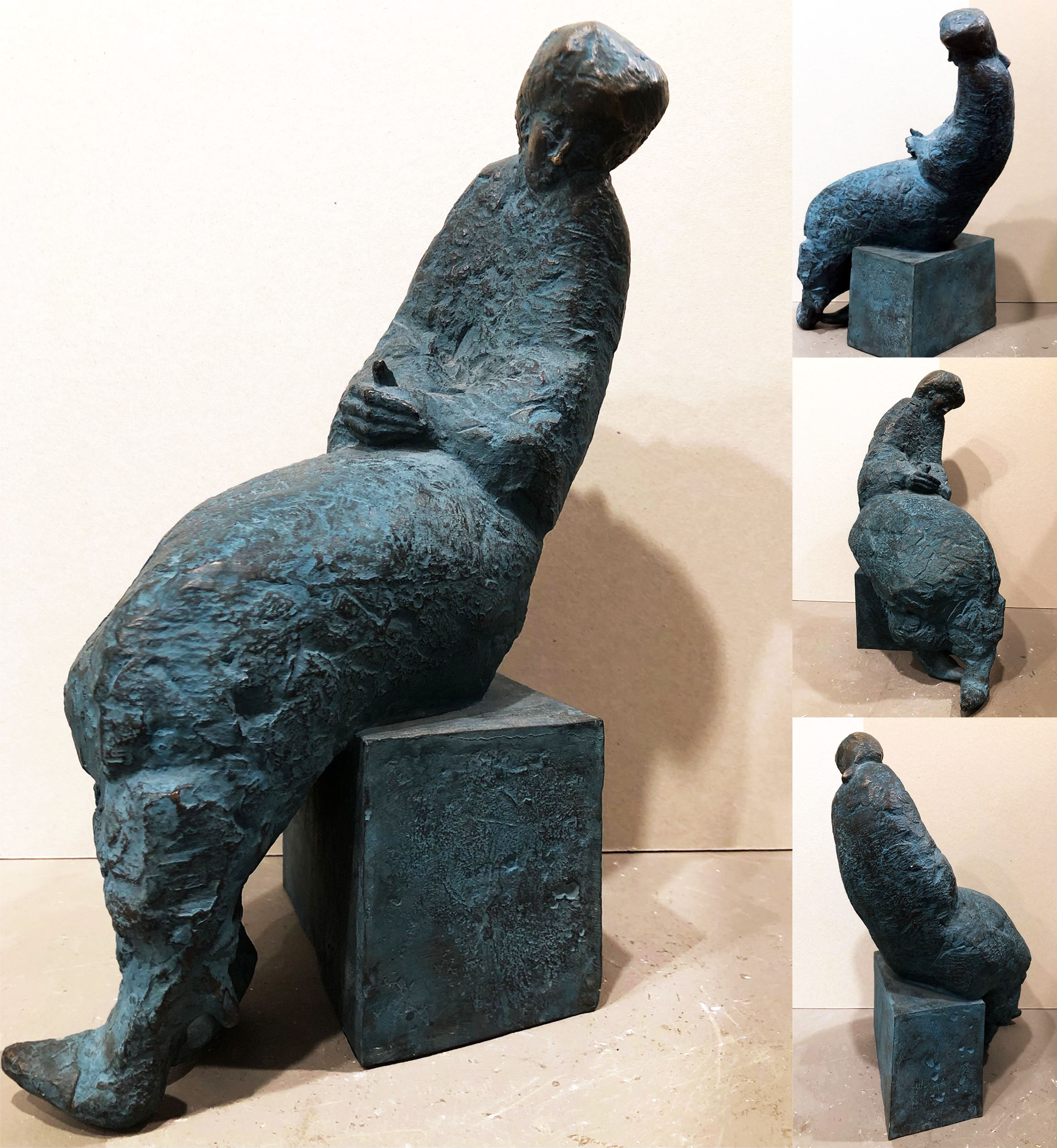Siedząca (katalog muzealny JAROCCY Malarstwo-rzeźba 2015-2016) — Zbigniew Jarocki