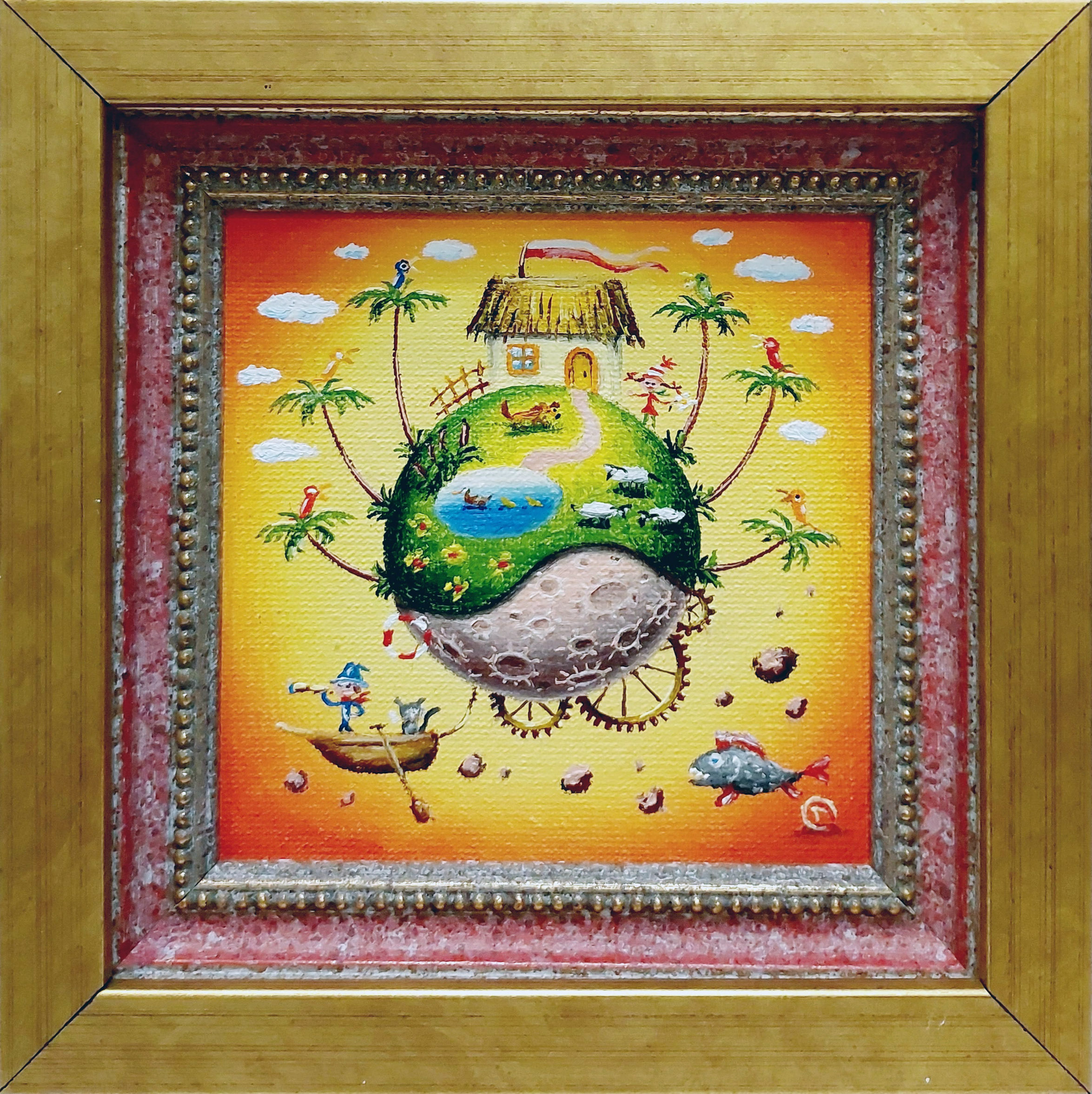 Bajkowy świat (w ramie 15 x 15 cm) &mdash; Oleg Litvinenko